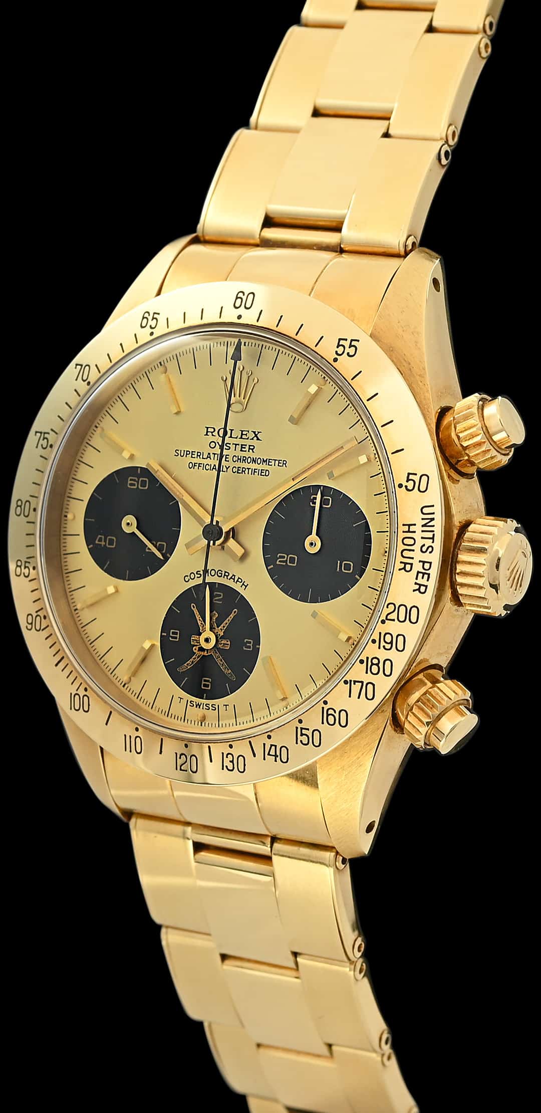 Rolex Daytona referenza 6265 spade oro Oman