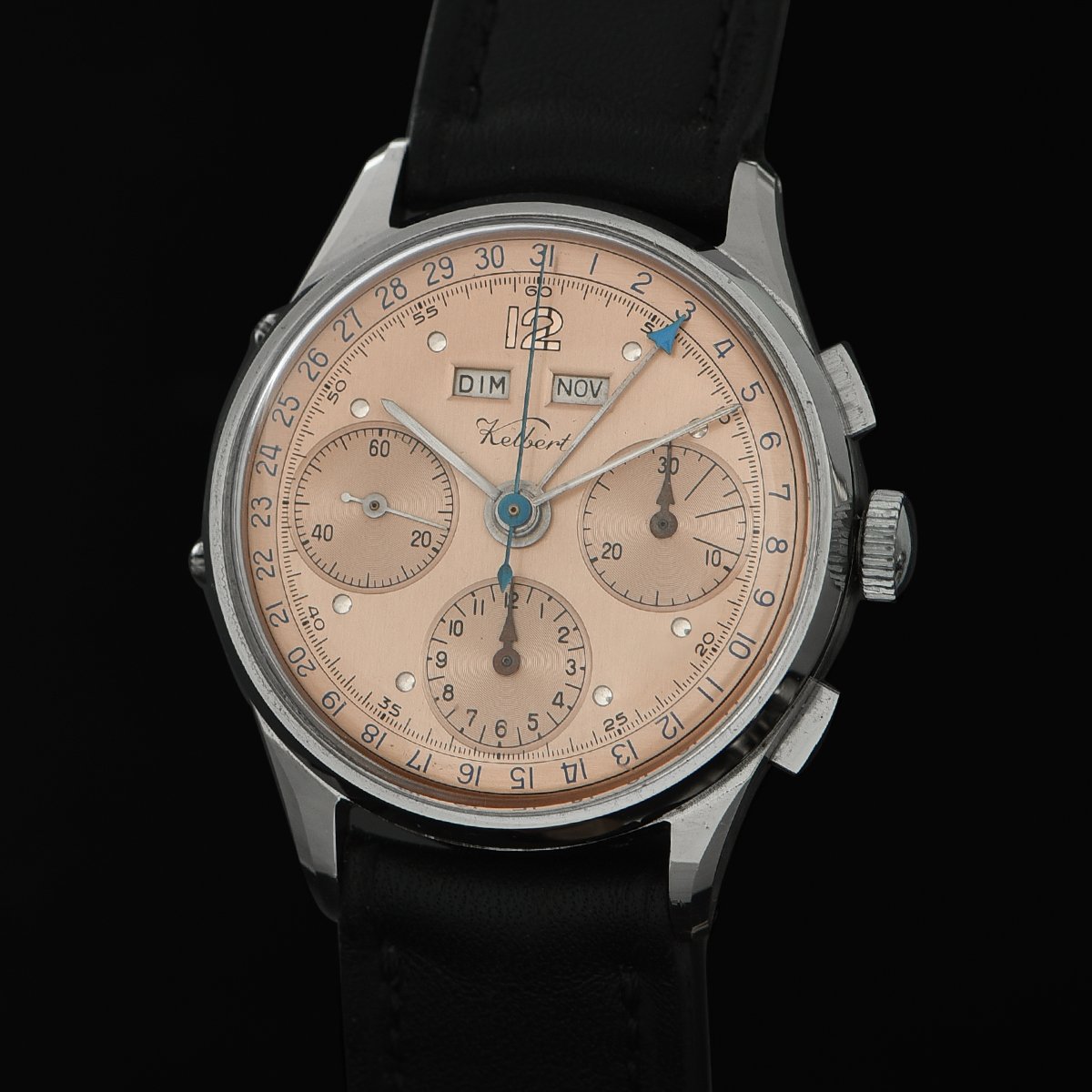Kelbert Datocompax Salmon Dial Bonanno Jewelry