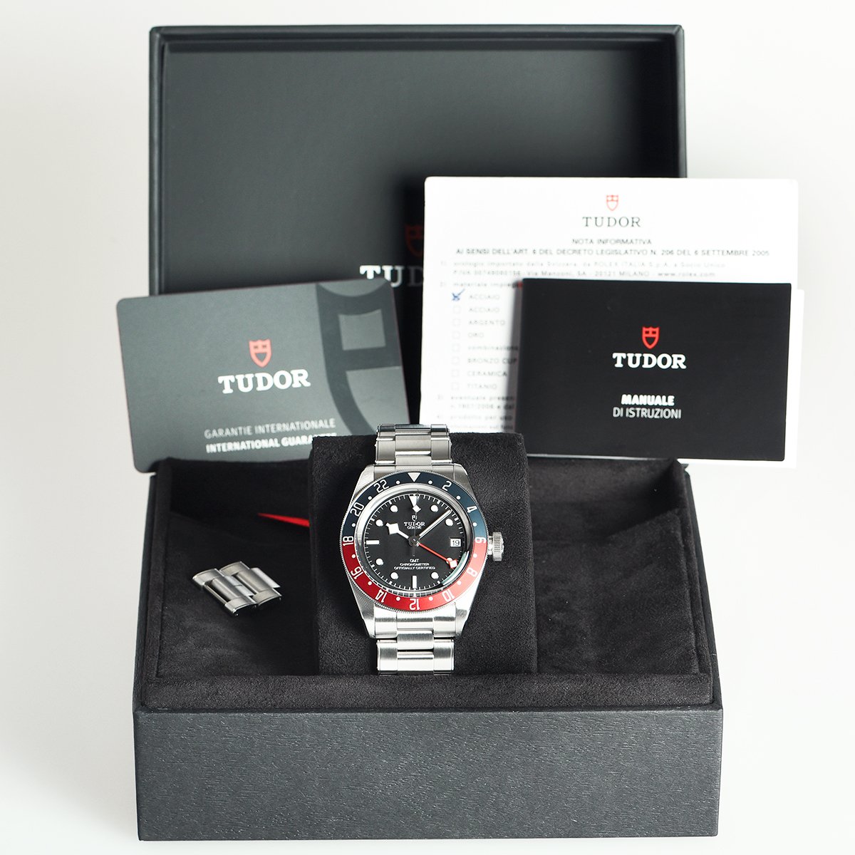 Tudor Black Bay GMT Pepsi 79830RB Fullset Gioielleria Bonanno