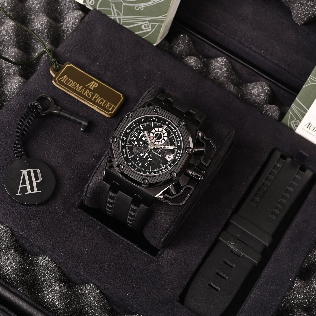 Audemars Piguet Royal Oak Offshore Chronograph Survivor 26165IO Fullset  Bonanno Jewelry